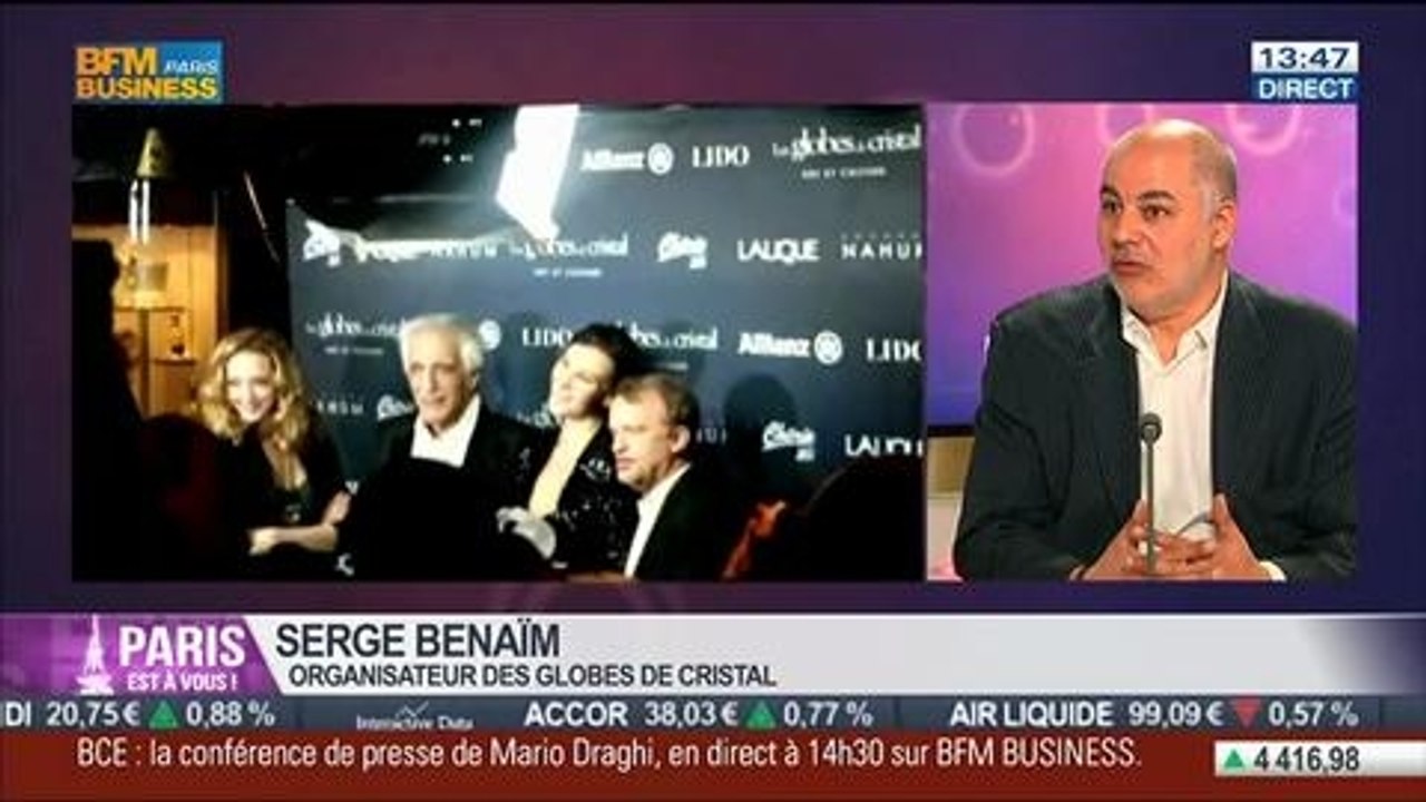 La sortie du jour: La 9ème cérémonie des Globes de Cristal, dans Paris est à vous - 06/03