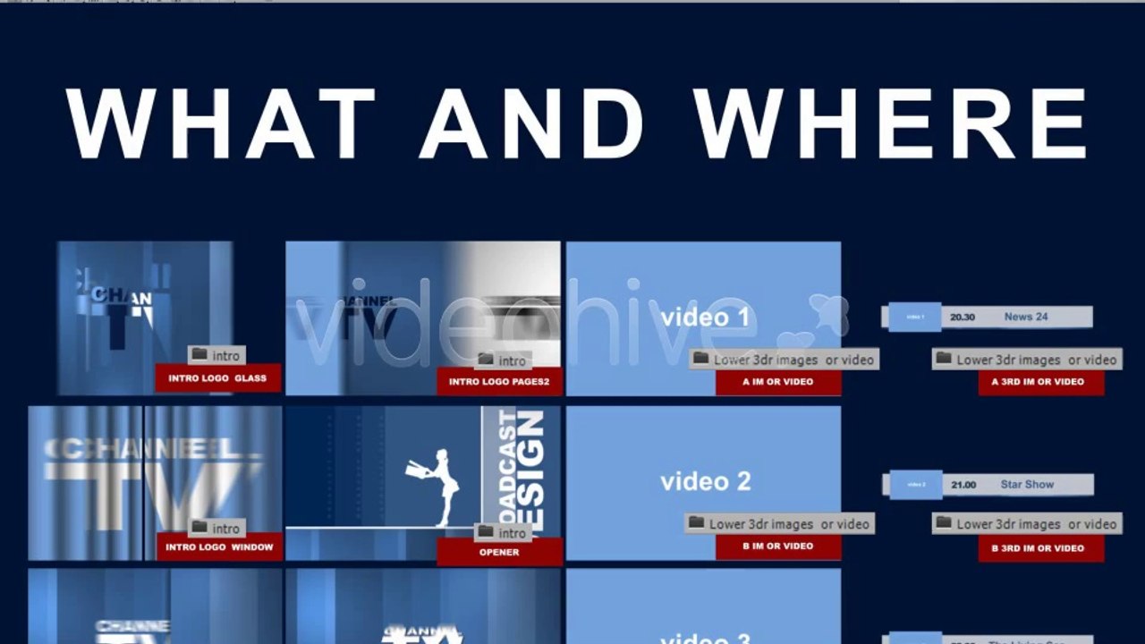 Broadcast Design TV Channel - Full Package