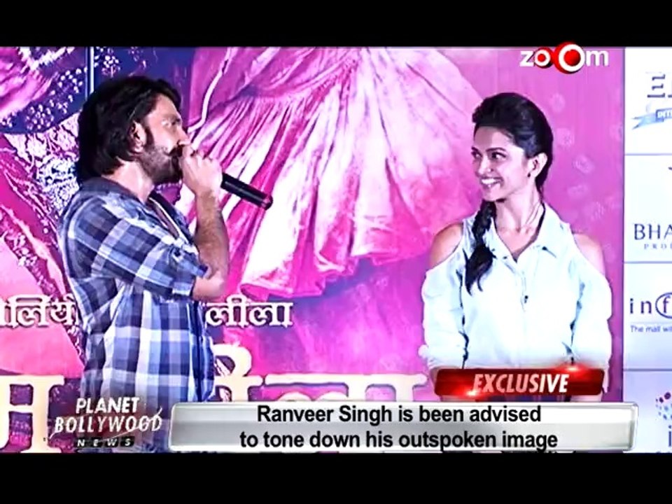 Ranveer Singh is been advised to tone down his outspoken image