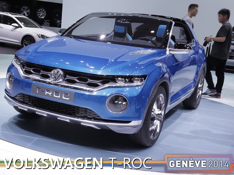 Le Volkswagen T-ROC Concept en direct du salon de Genève 2014