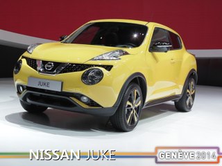 Télécharger la video: Le Nissan Juke restylé en direct du salon de Genève 2014