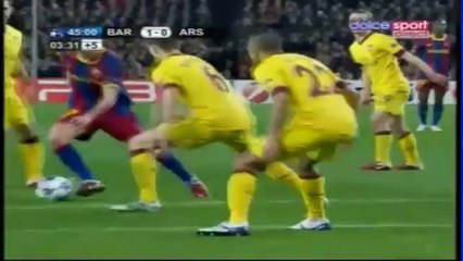 But de Lionel Messi contre Arsenal en Ligue des Champions