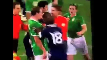 Altercations après la main de Thierry Henry à la fin de Fran