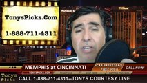 Cincinnati Bearcats vs. Memphis Tigers Pick Prediction NCAA College Basketball Odds Preview 3-6-2014