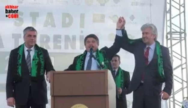 Akhisar Arena Stadyumu Temel Atma Töreni