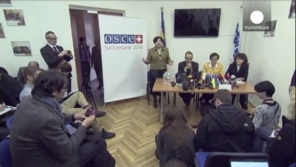 La OSCE considera "un milagro" que no haya habido un baño de sangre en Ucrania hasta ahora