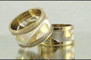 Alyanschi Gümüş Alyans - Altın Kaplama Gümüş Alyans - Gold Plated Silver Wedding Bands