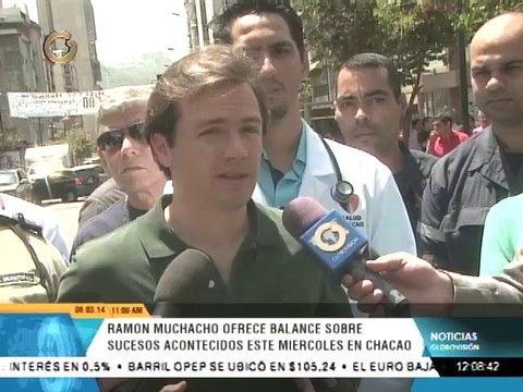 2 personas heridas y 7 vehículos con daños tras disturbios en Chacao