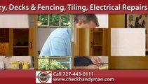 Remodeling in Tampa Bay Area | Check Handyman Call 727-443-0111