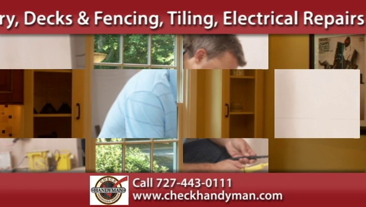 Remodeling in Tampa Bay Area | Check Handyman Call 727-443-0111