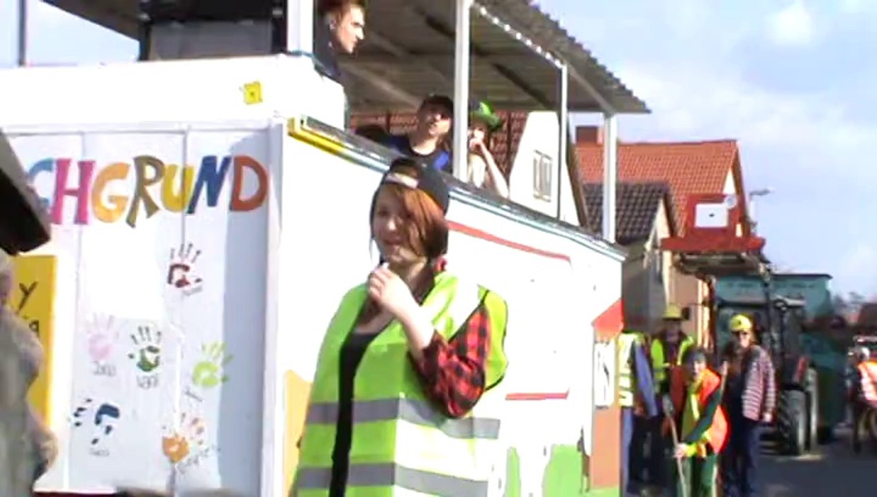 Faschingszug Diebach 2014 Video Hubert und Matthias Dschungelcamp (9)