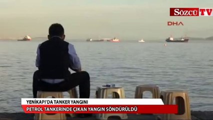 Yenikapı'da tanker yangını