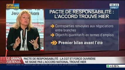 Thierry Lepaon, secrétaire général de la Confédération Générale du Travail, dans Le Grand Journal - 06/03 2/4