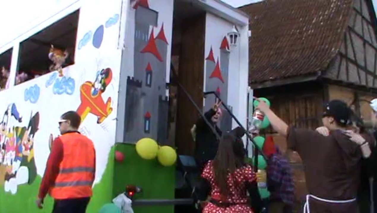 Faschingszug Diebach 2014 Video Hubert und Matthias Dschungelcamp (26)