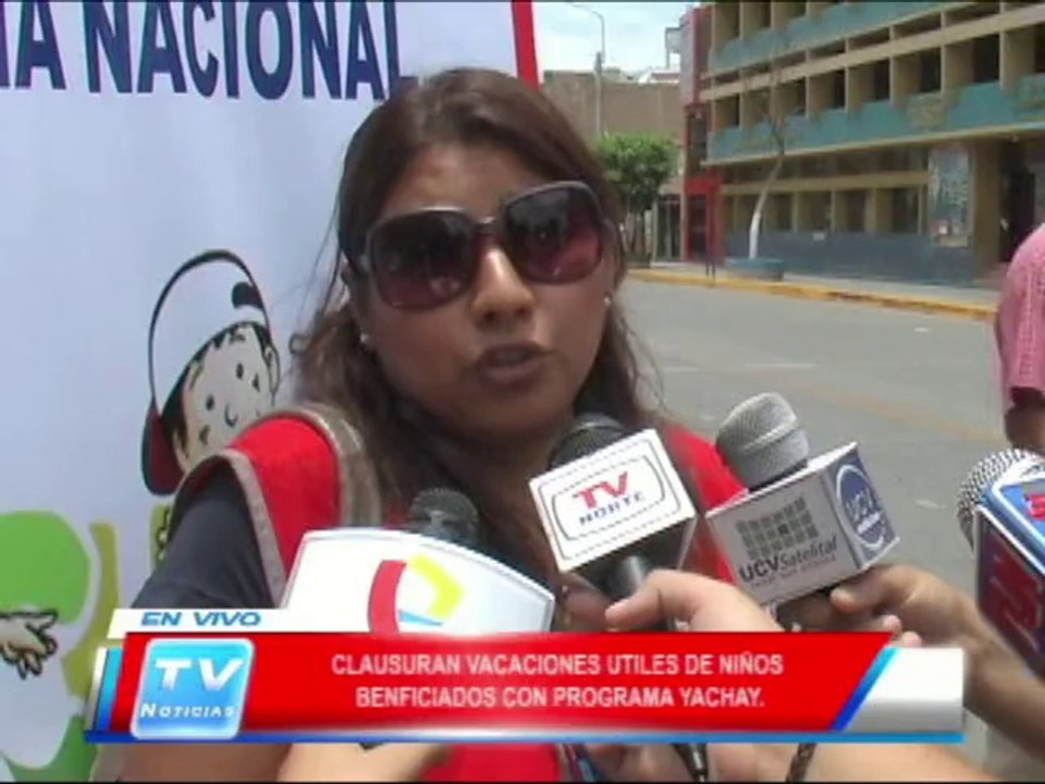 Chiclayo: Clausura de vacaciones utiles Programa Yachay 05 03 14