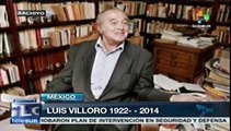 Fallece filósofo Luis Villoro a causa de un paro respiratorio