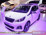 La Peugeot 108 en direct du salon auto Genève 2014