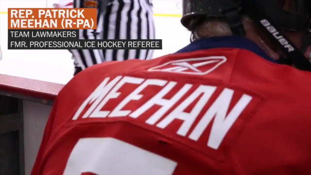Fmr. Caps players 'score' lawmakers hockey game