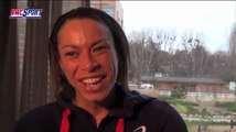 Mondiaux d'athlétisme / Cindy Billaud perturbée par Ghani Yalouz en pleine interview - 06/03