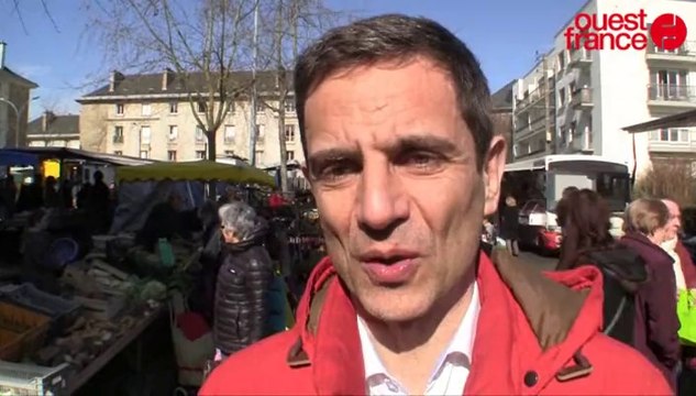 Les candidats aux municipales font leur marché