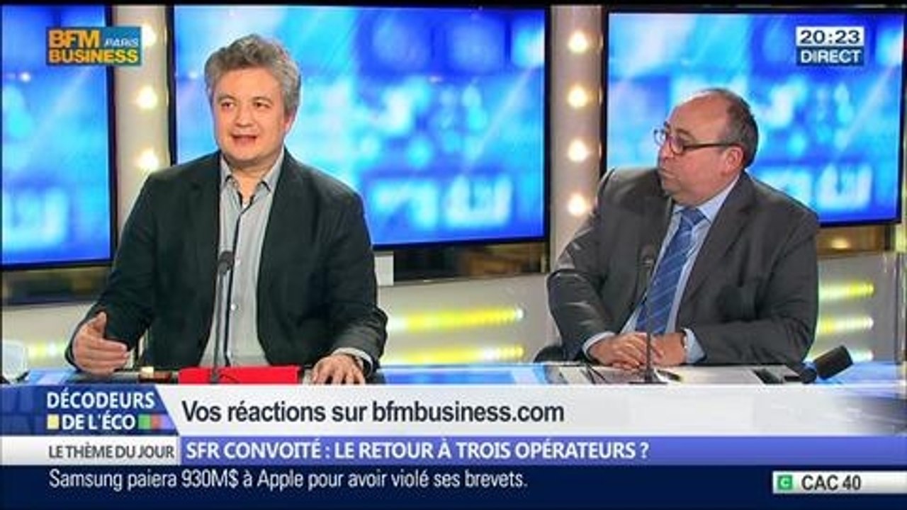 SFR convoité: le retour à 3 opérateurs ?, dans Les Décodeurs de l'éco - 06/03 5/5