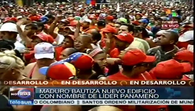 Nicolás Maduro honra la memoria del líder panameño Omar Torrijos