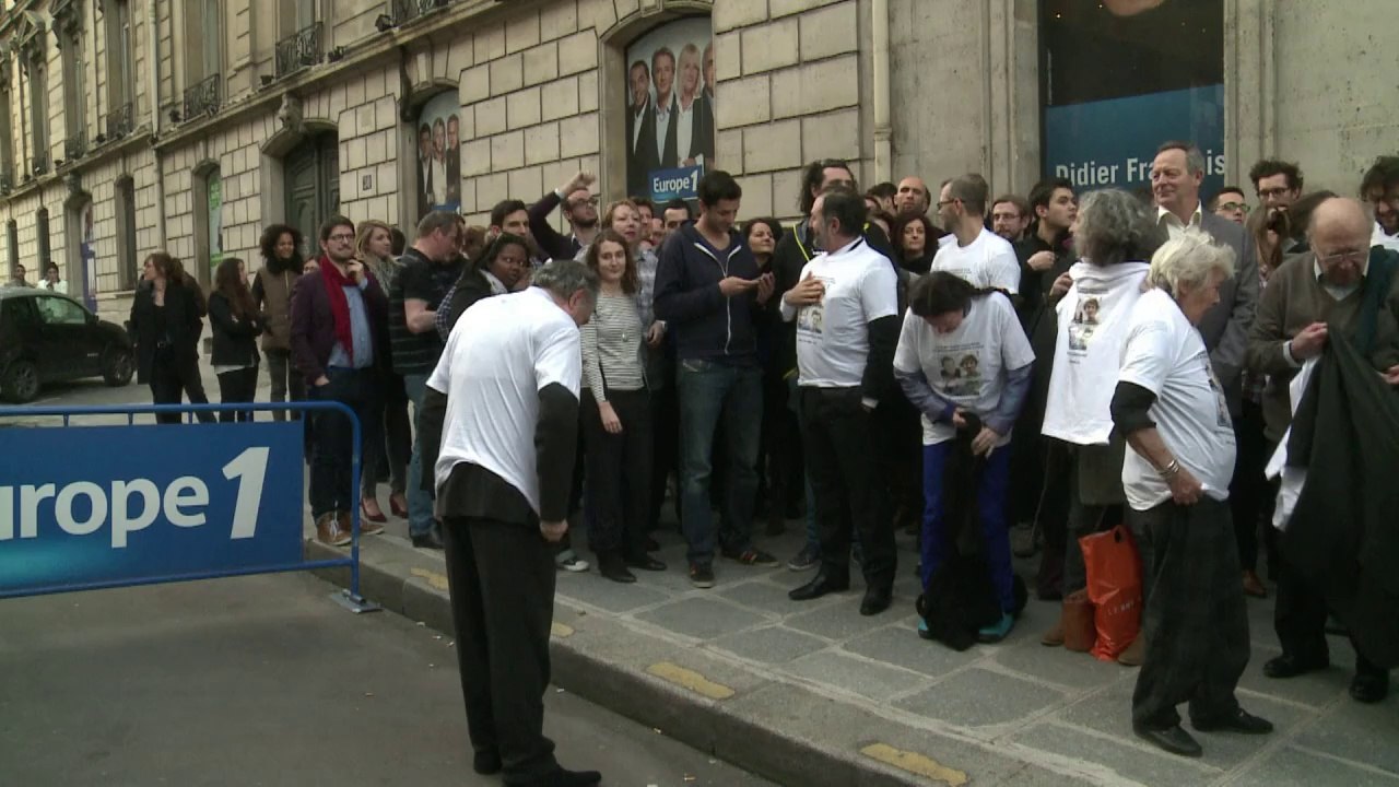 Rassemblement de soutien aux journalistes otages en Syrie