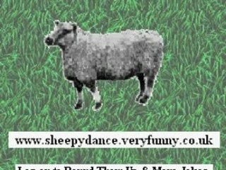 Sheepy Dance. A laugh, a dancing sheep.