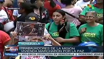 Trabajadores de la construcción de Venezuela marchan por la paz
