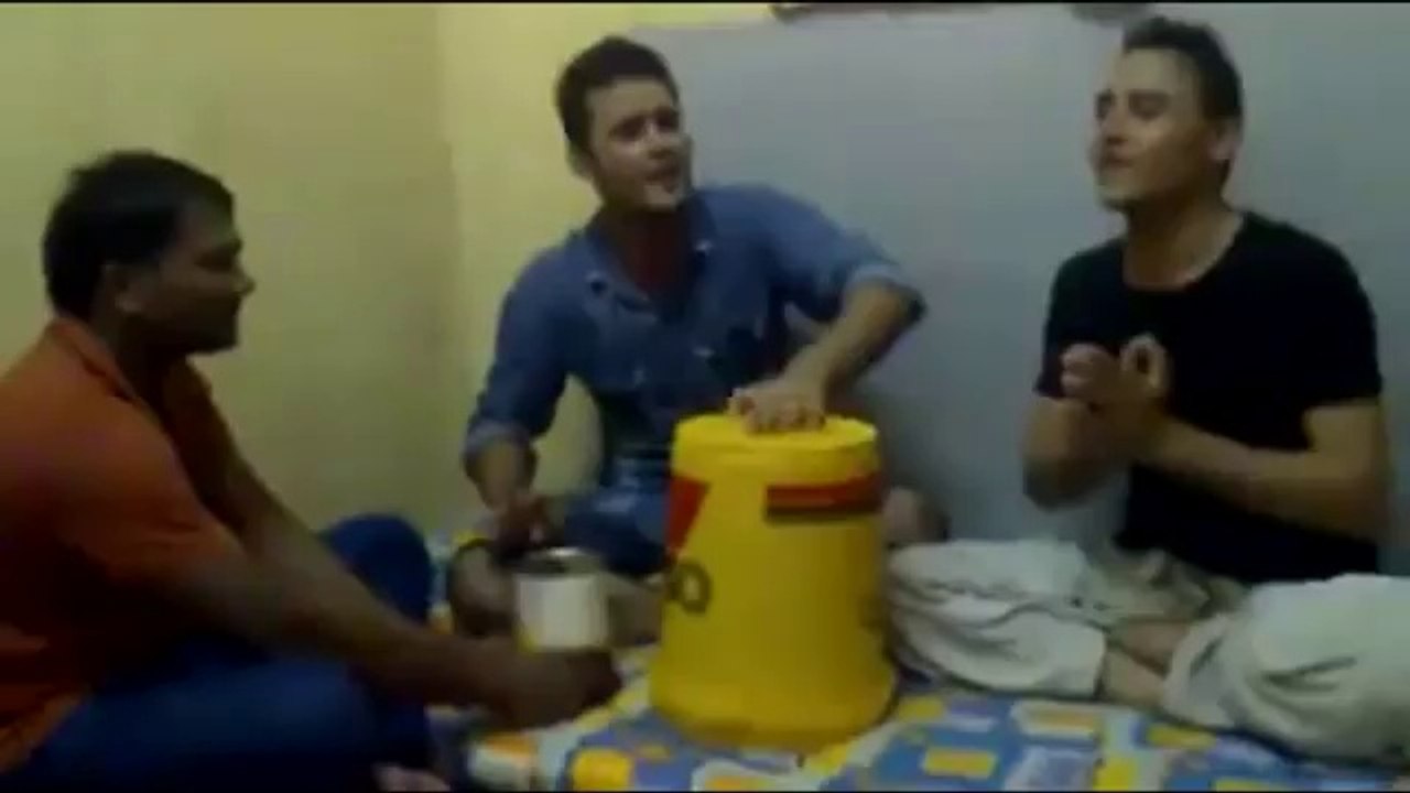 Pakistani Talent ,  Bucket Drummer with CRAZY talent Singer- Watch Pakistani Boys Talent