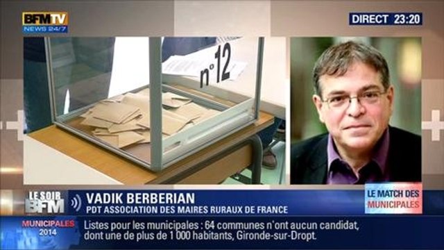 Le Soir BFM: Municipales: Comment expliquer cette pénurie de candidats ? - 06/03 6/6