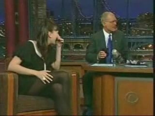 Liv Tyler at the David Letterman Show