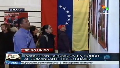 Inauguran en Inglaterra exposición fotográfica en honor a Chávez