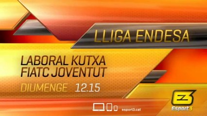 TV3 - Diumenge a les 12.15 - La Lliga Endesa al canal Esport3