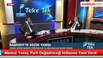 Mansur Yavaş, Parti Değiştireceği İddiasına Yanıt Verdi