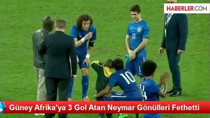 Güney Afrika'ya 3 Gol Atan Neymar Gönülleri Fethetti