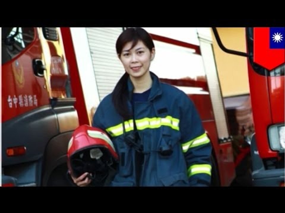 Taiwanese man sues female firefighter after she...