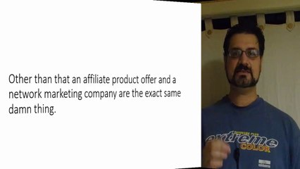 Affiliate Marketing vs Network Marketing