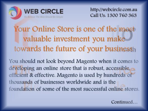 Magento Web Development - The Best E-Commerce Platform Available