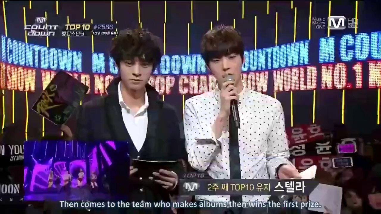 [High-Class Street Stall] 140306 M Count-down MC cut Eng. Sub