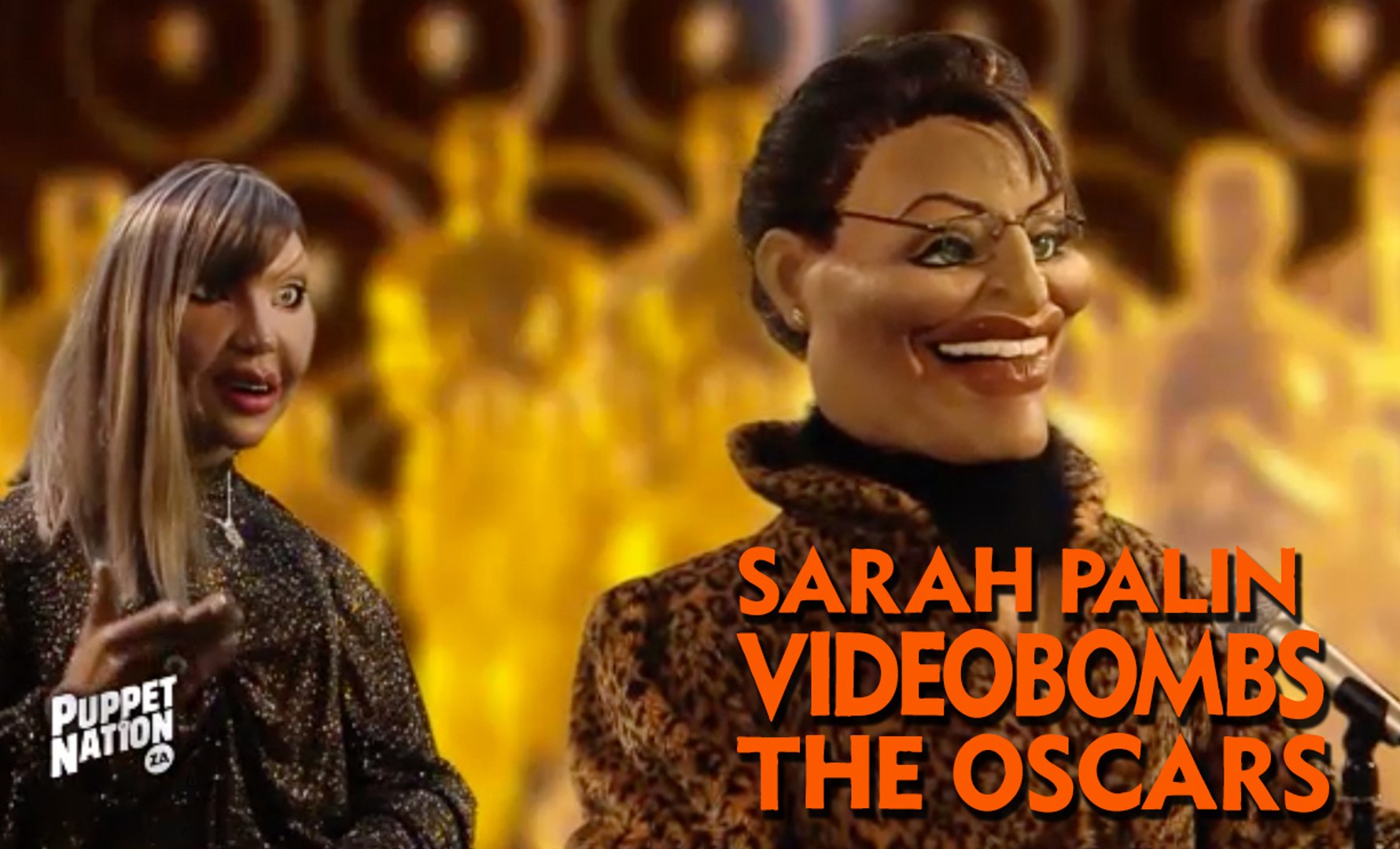 ⁣Sarah Palin videobombs the Oscars
