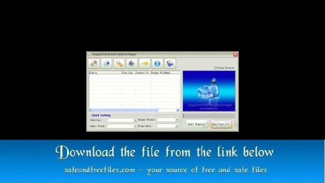 Kingdia DVD to AVI-VCD-SVCD Ripper SE 3.7.91