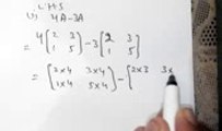 FSc math first year matrices Exercise No 3.1 Q.No.1 part 1 in Urdu