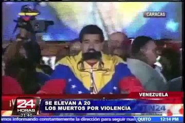 Ya suman 20 víctimas mortales por la violencia en Venezuela