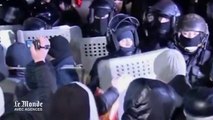 Des manifestants pro-russes tentent de s'emparer d'un bâtiment gouvernemental à Donetsk