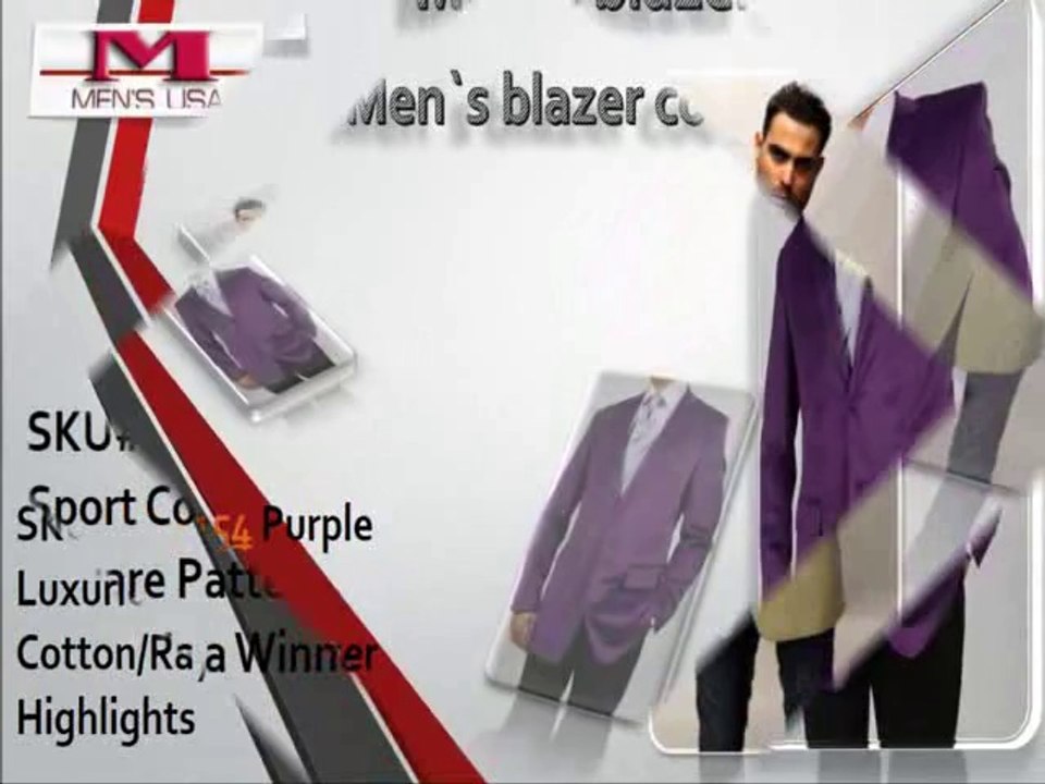 Men`s Fashion of Colorful Blazer