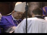 Napoli - Sepe celebra la messa delle Ceneri (06.03.14)
