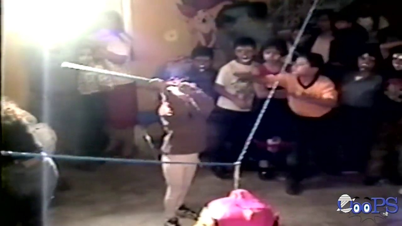 So funny Kids failing to destroy Pinata..