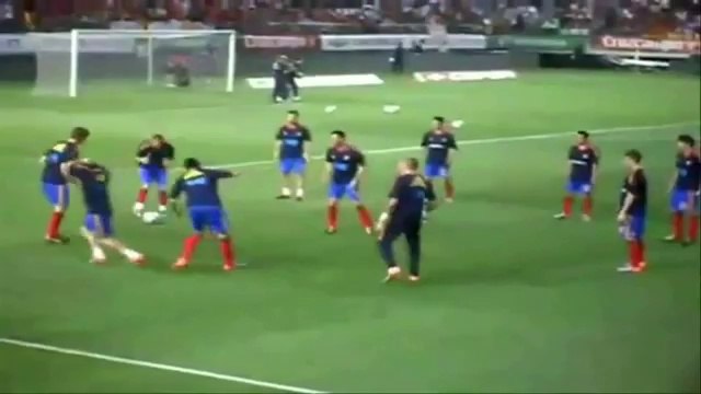 Giocata incredibile in allenamento...