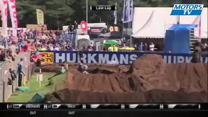 2013 FIM Motocross Benelux - Shaun Simpson Wins Race 1